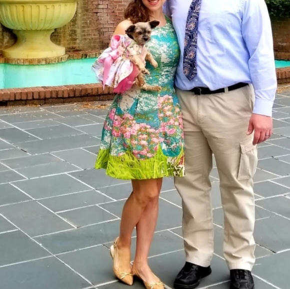 Tracy Reese Monet Garden style Impressionist dress - Picture 4 of 11